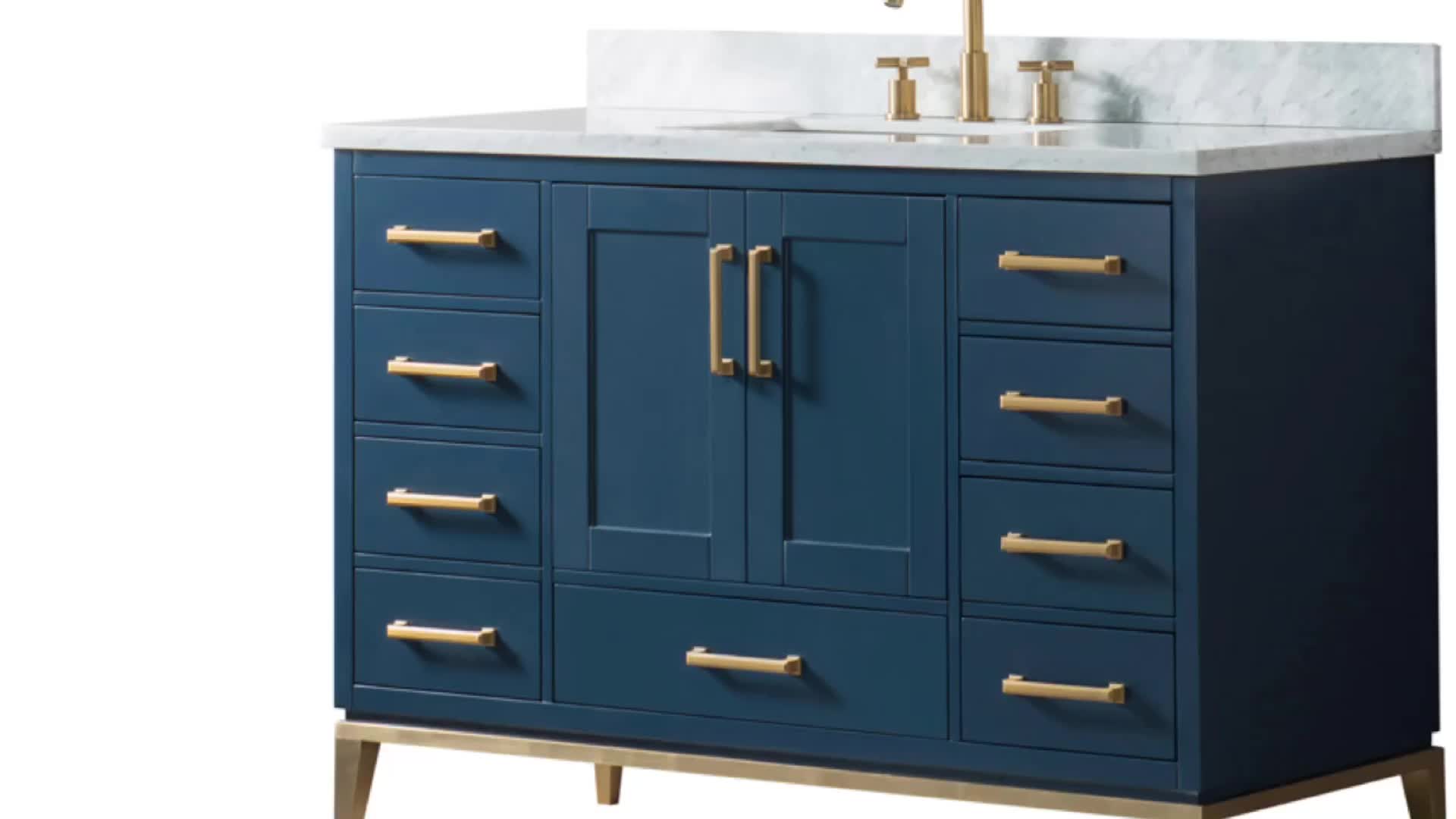 solid wood bathroom vanity