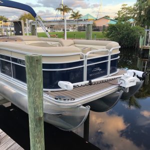 enjoying boating
