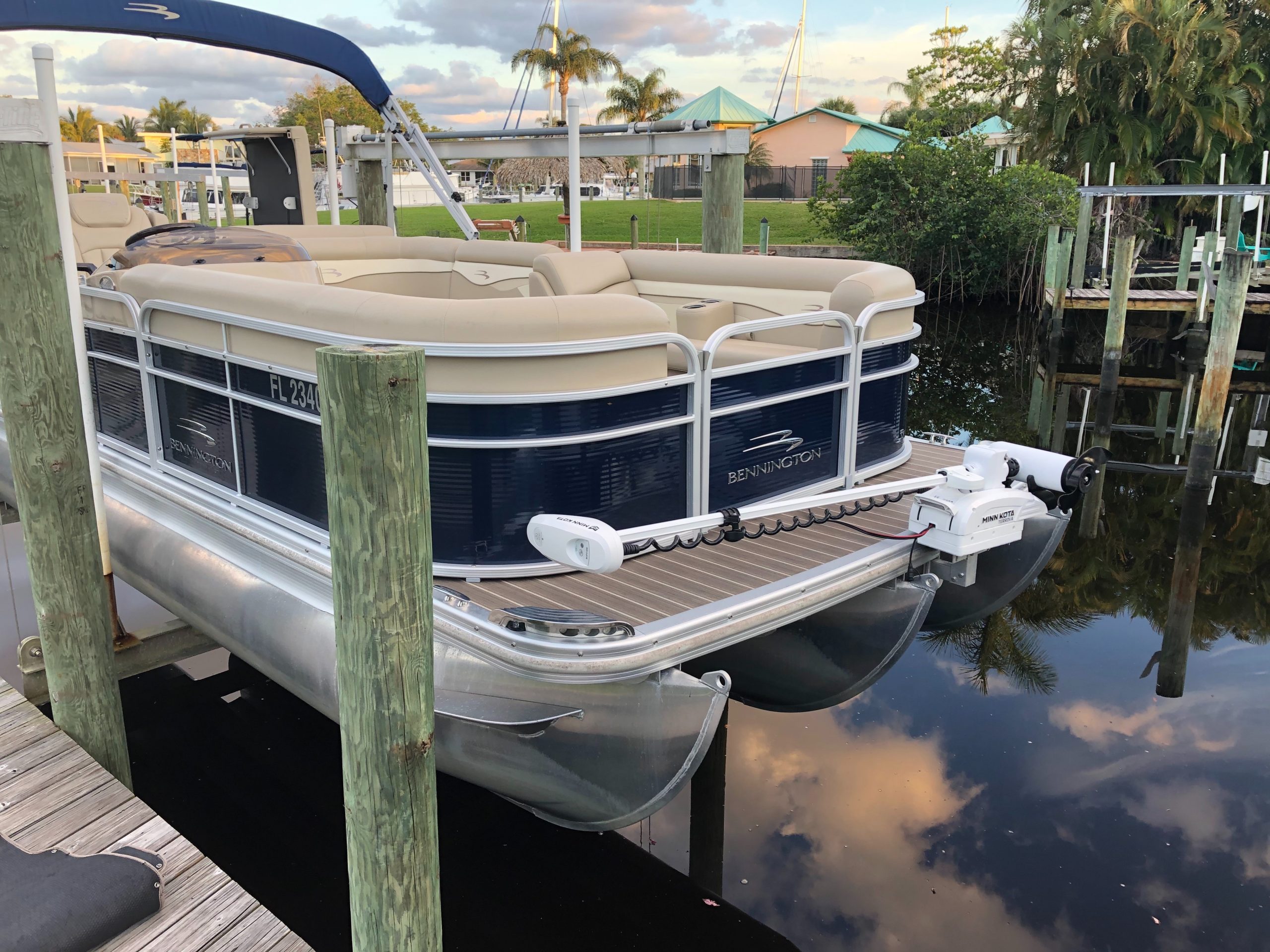 enjoying boating